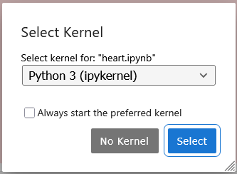 Select a new kernel?!